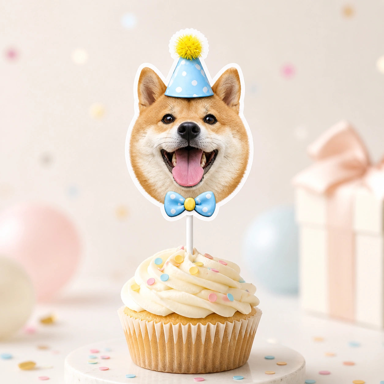 Custom Pet Birthday Cake Topper