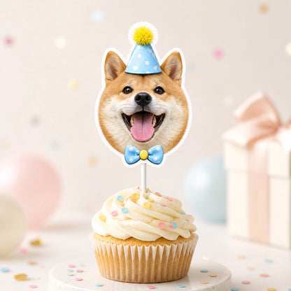 Custom Pet Birthday Cake Topper