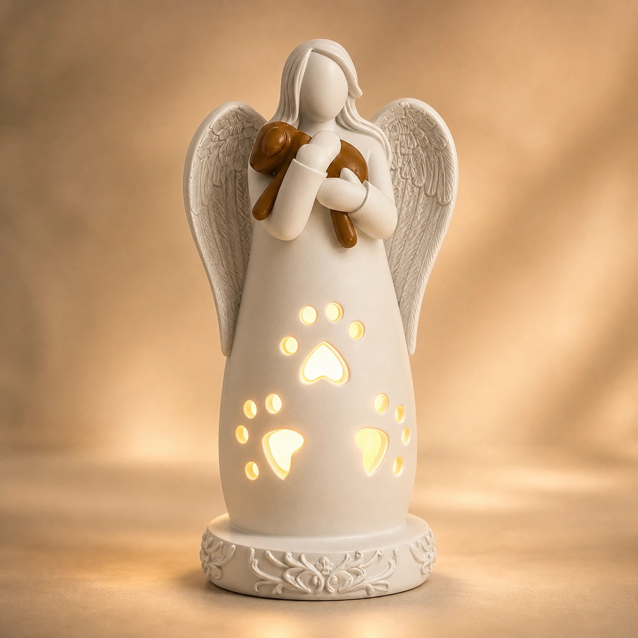 Pet Memorial Angel LED Candle Light