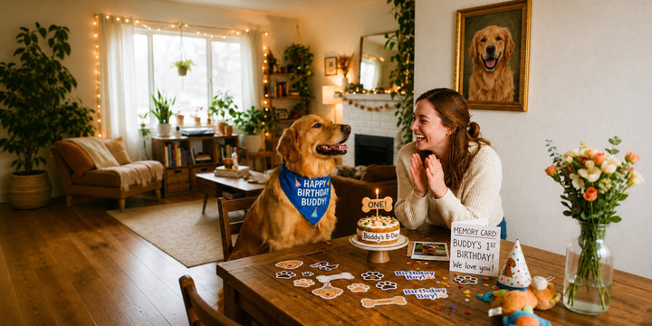 Pet life moment keepsake scene
