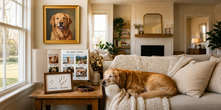 Pet life moment keepsake scene