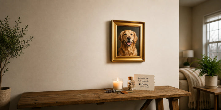 Pet life moment keepsake scene