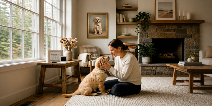Pet life moment keepsake scene