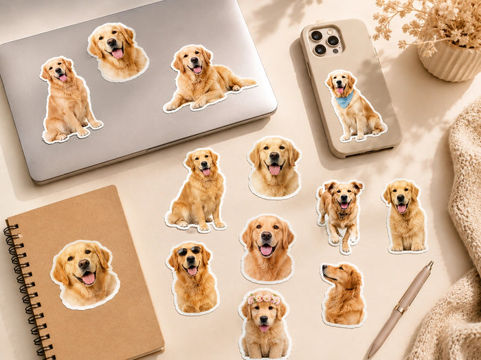 Custom Pet Sticker Set (10 pcs)