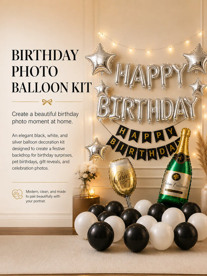 Birthday Photo Balloon Kit