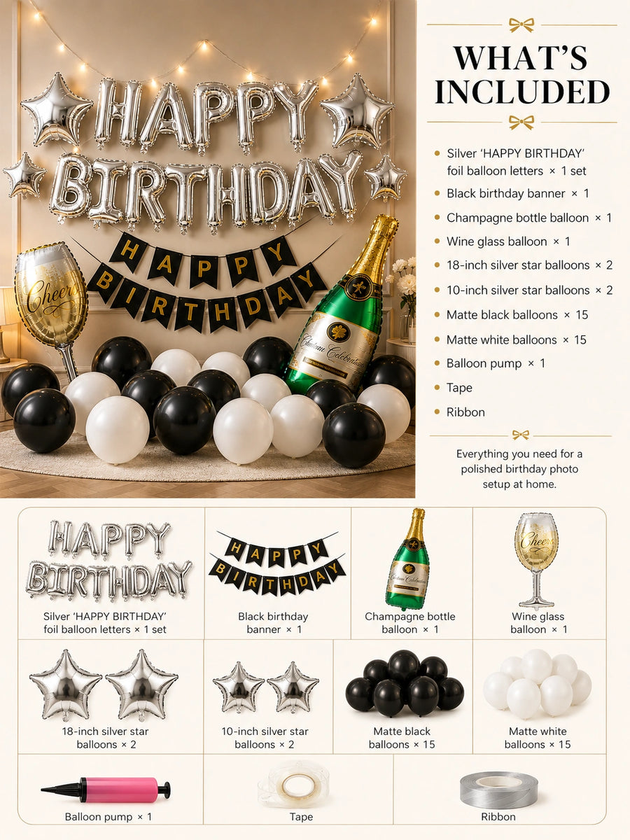 Birthday Photo Balloon Kit