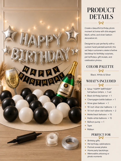 Birthday Photo Balloon Kit