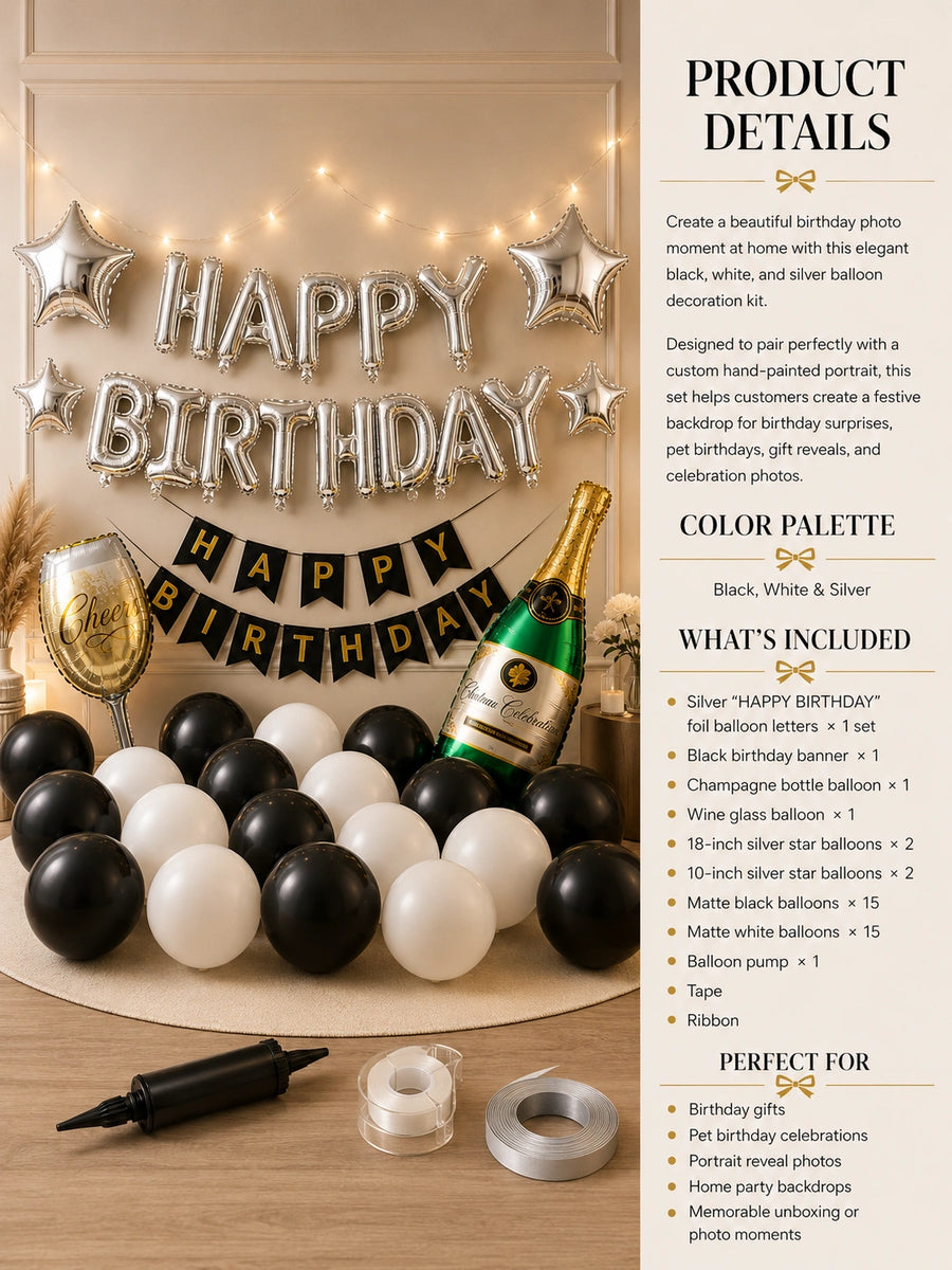 Birthday Photo Balloon Kit