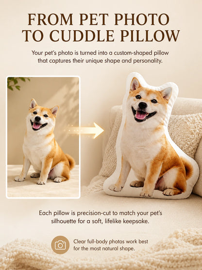 Custom Pet Cuddle Pillow