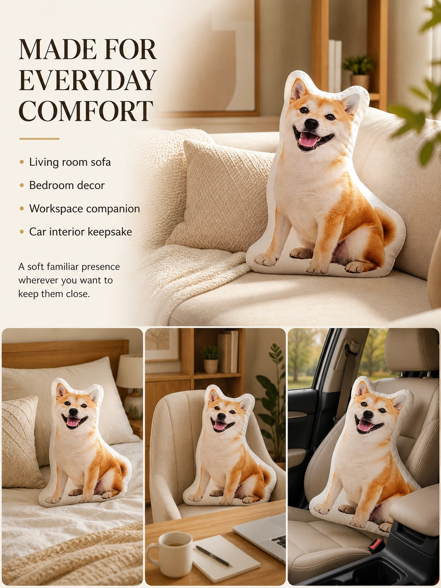 Custom Pet Cuddle Pillow