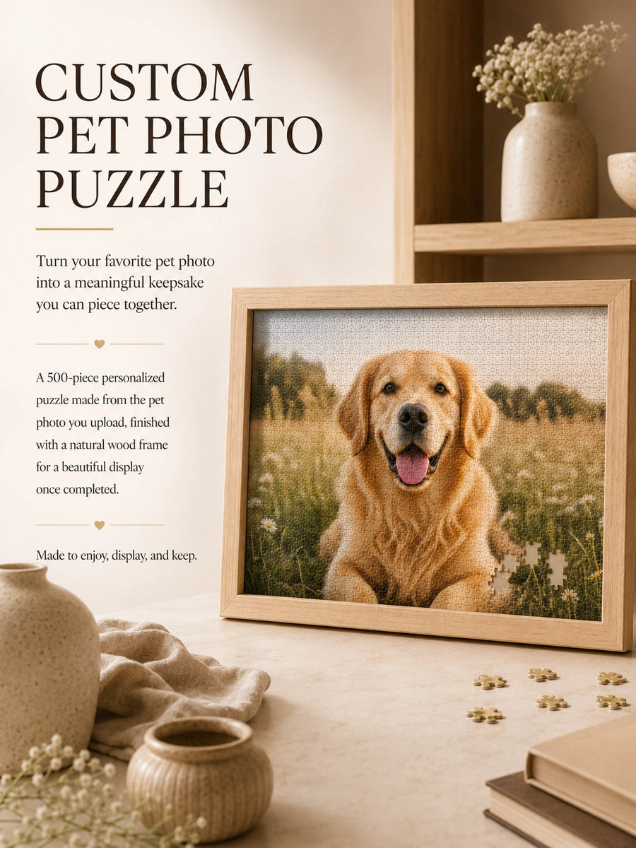 Custom Pet Photo Puzzle