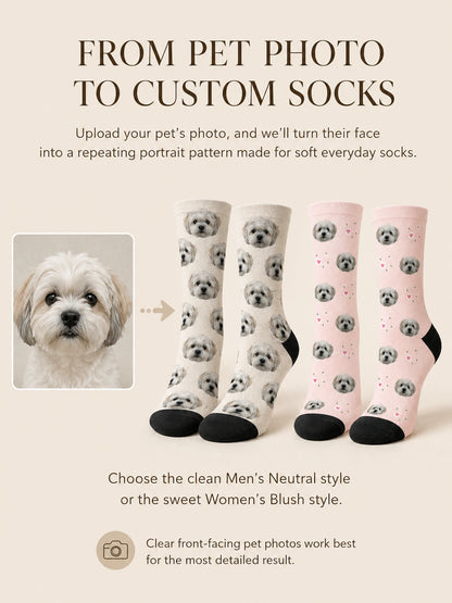 Custom Women’s Signature Pet Socks