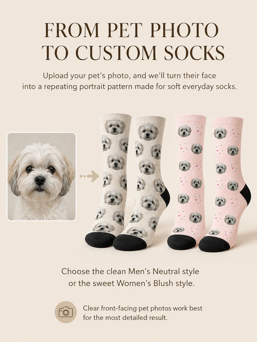 Custom Men’s Signature Pet Socks