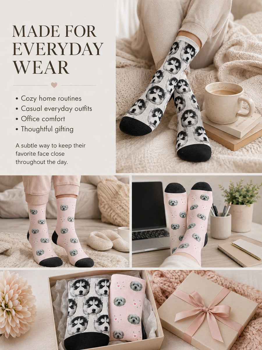 Custom Men’s Signature Pet Socks