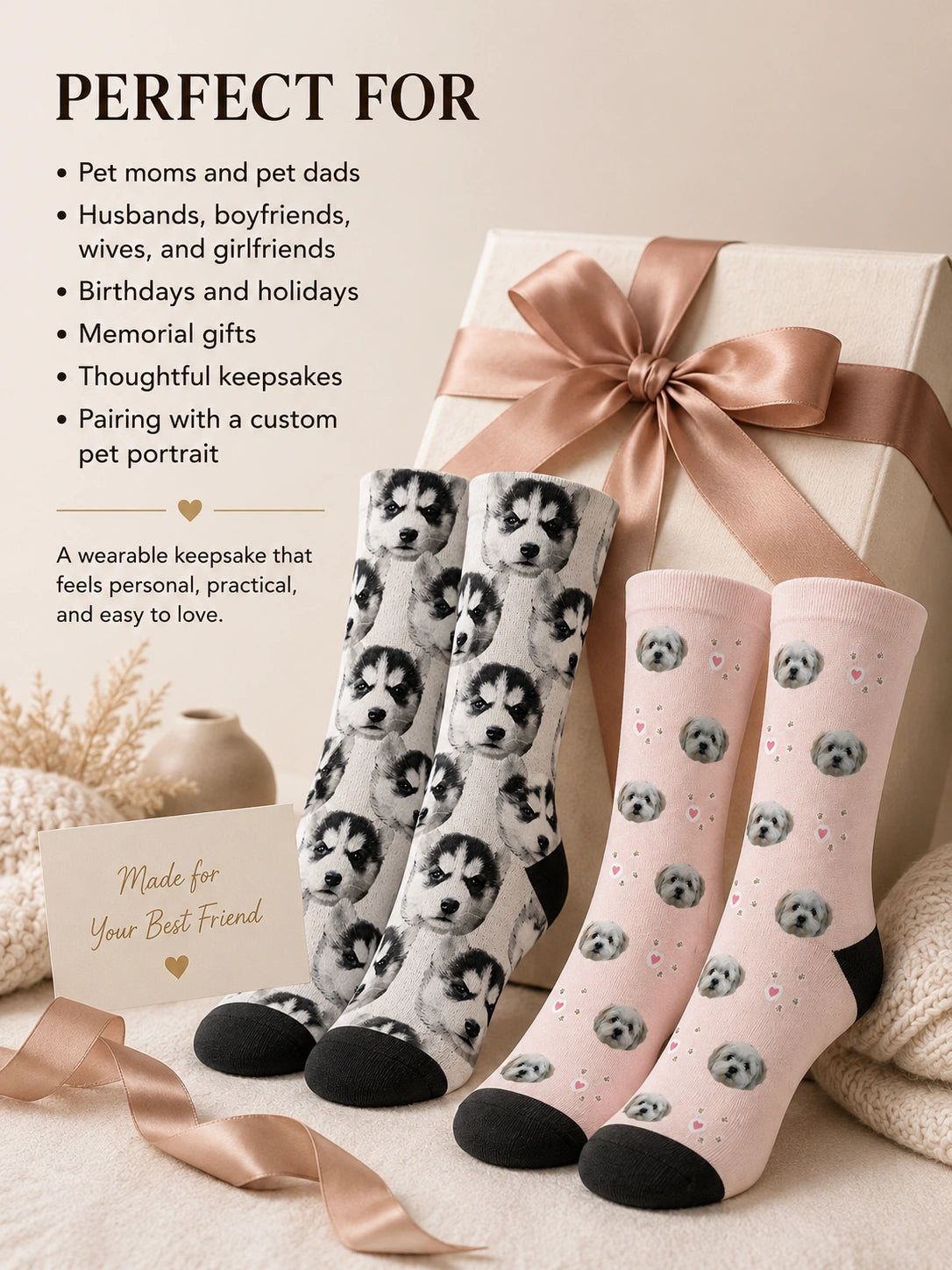 Custom Women’s Signature Pet Socks