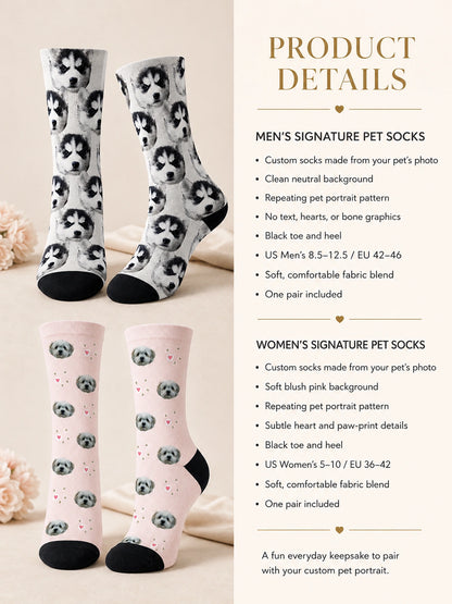 Custom Women’s Signature Pet Socks
