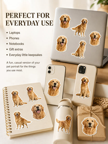 Custom Pet Sticker Set (10 pcs)
