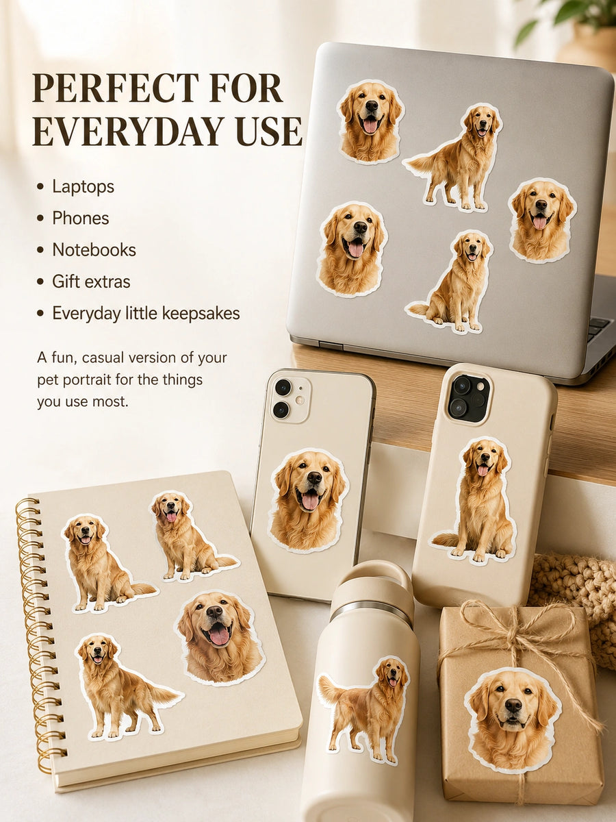 Custom Pet Sticker Set (10 pcs)